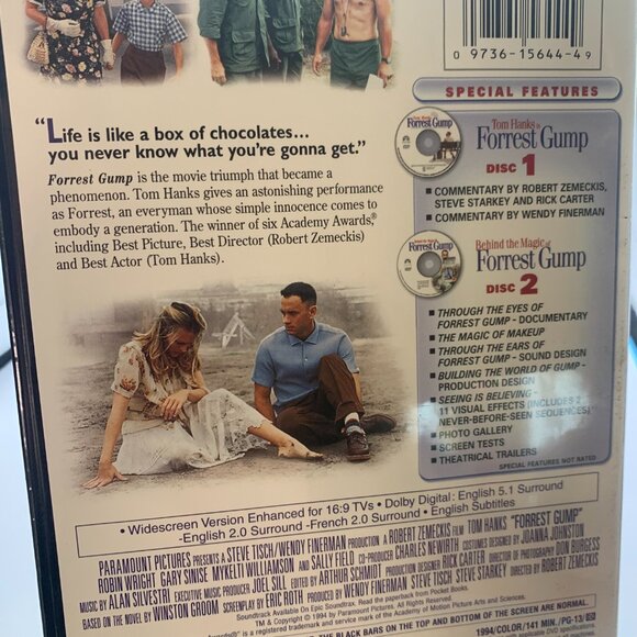 Special Collector's Edition Forrest Gump DVD ( Tom Hanks) - Picture 3 of 3